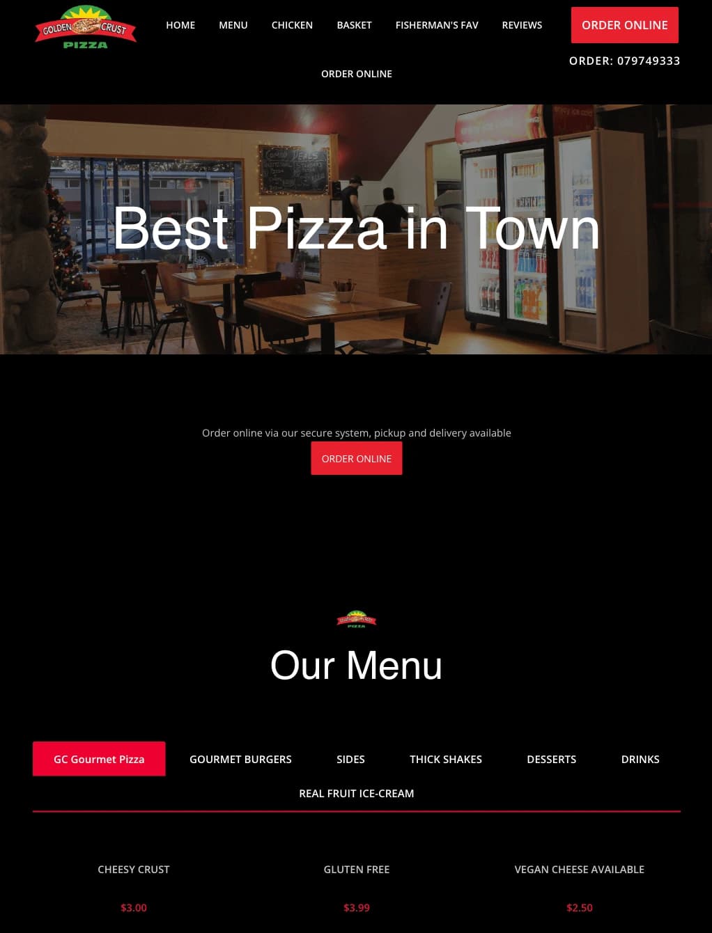 Golden Crust Pizza - Restaurant based in New Zealand